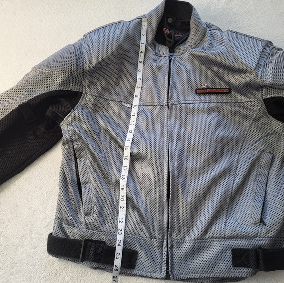 Motoboss Heavy Duty Motorcycle Jacket with Padding Men's Size Large - Picture 13 of 15